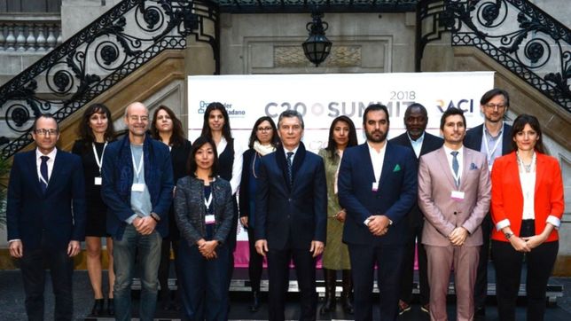 mientras su primo declaraba, macri hablo de su ?compromiso? contra la corrupcion