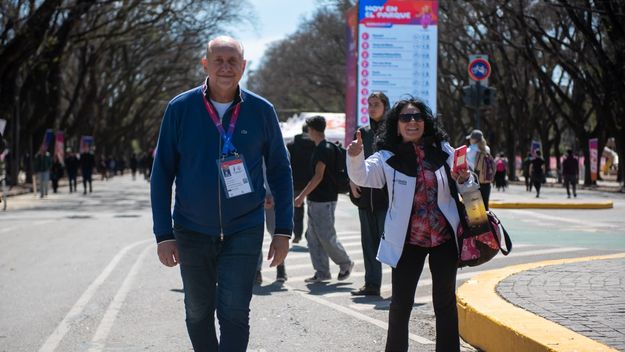 Omar Perotti, en los Juegos Suramericanos // Foto gentileza: Ana Ribas