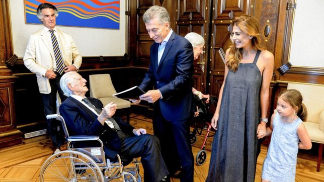 el ceo que judicializo la autopista del bajo, en un inusual encuentro con macri