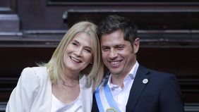 Verónica Magario y Axel Kicillof