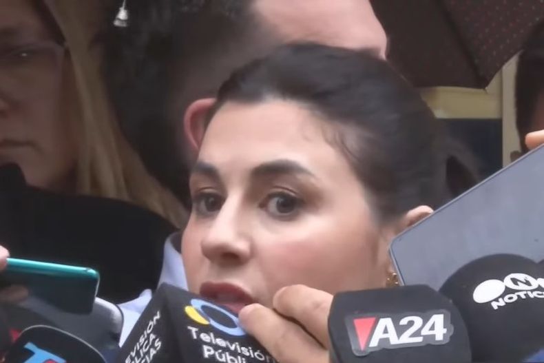 Marcela Pagano. Captura de la transmisión de C5N. Marcela Pagano. Captura de la transmisión de C5N.