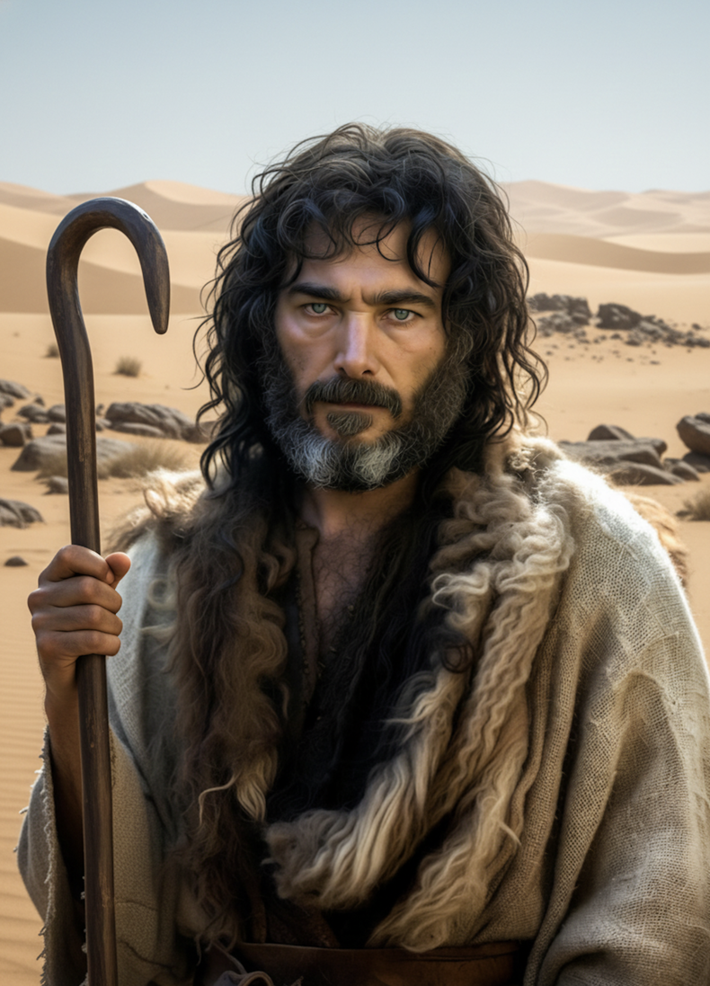 Javier Milei el profeta imagen generada con inteligencia artificial