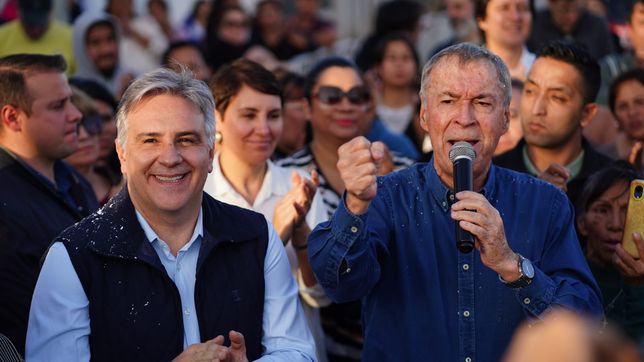 Martín Llaryora y Juan Schiaretti, referentes e impulsores de Provincias Unidas, por Córdoba. 
