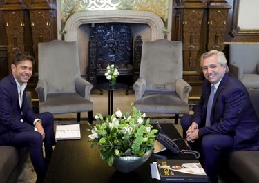 Reunión de urgencia Fernández-Kicillof por la rebelión de Berni