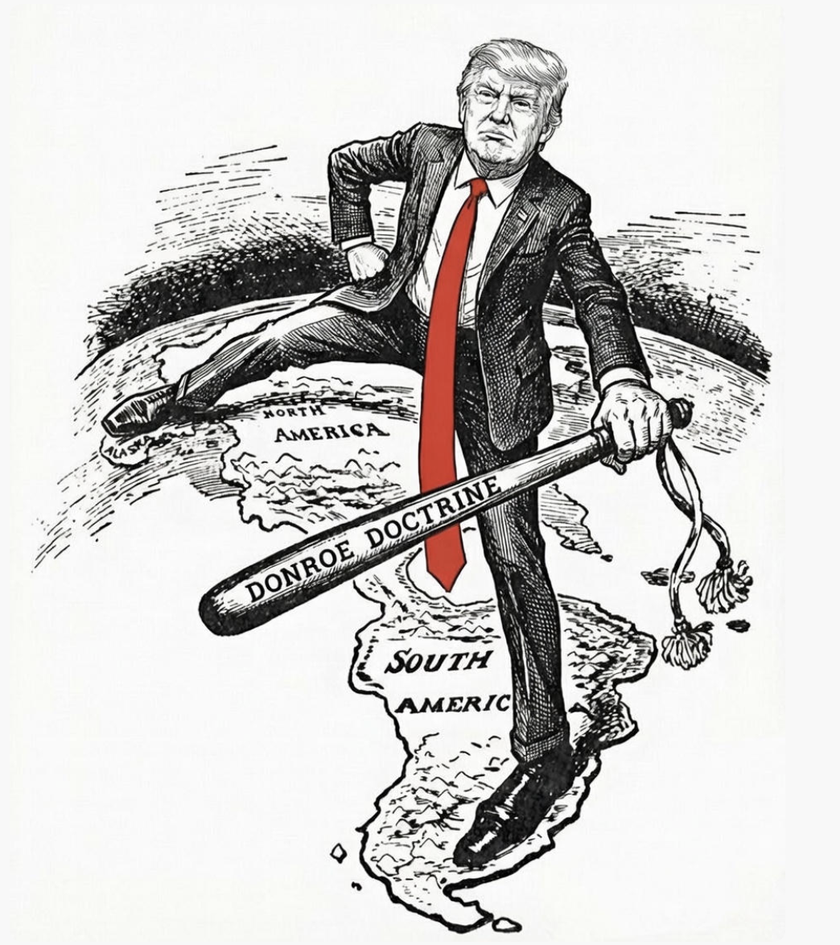 Donald Trump impone el poder del Gran Garrote.