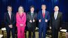 La delegación argentina reunida con Donald Trump en Estados Unidos.&nbsp;