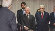 La jura de González Nora y Acevedo, el acto que derivó en la expulsión de Daniel Mariani como presidente del TSJ de Santa Cruz.&nbsp;