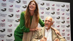 Bettina Romero junto a su padre, el tres veces gobernador de Salta Juan Carlos Romero. 