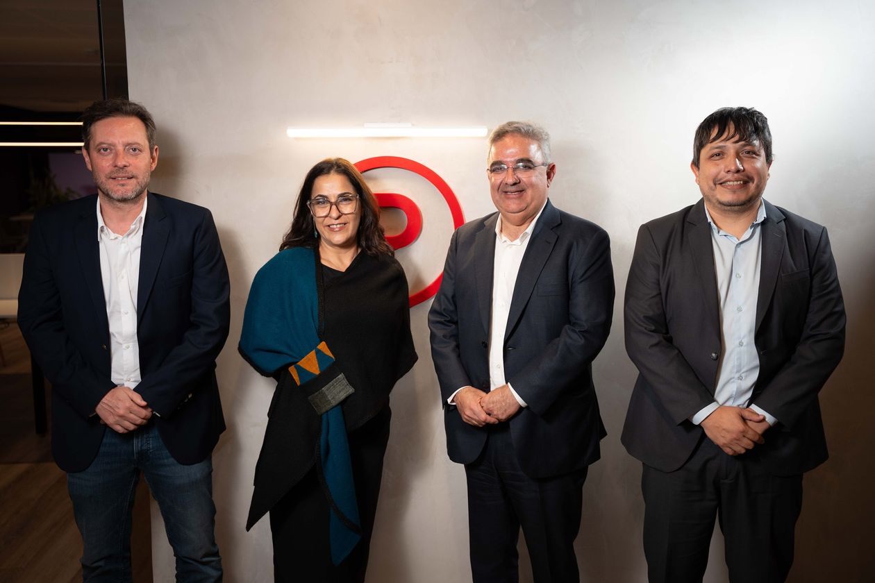 Alberto Natella, Carolina Moisés, Raúl Jalil y Sebastián Nóblega.