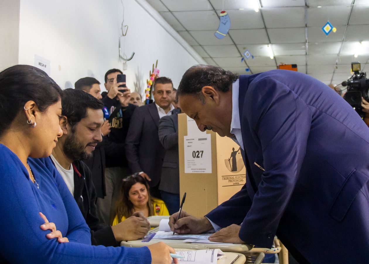 Ricardo Quintela tras emitir su voto