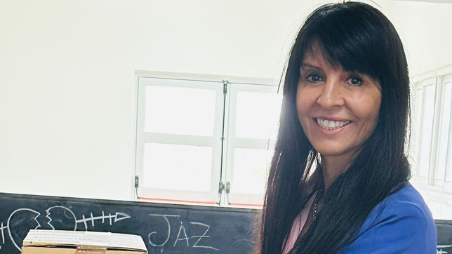 Lorena Villaverde, la candidata de Javier Milei en Río Negro, la ganadora de la jornada.