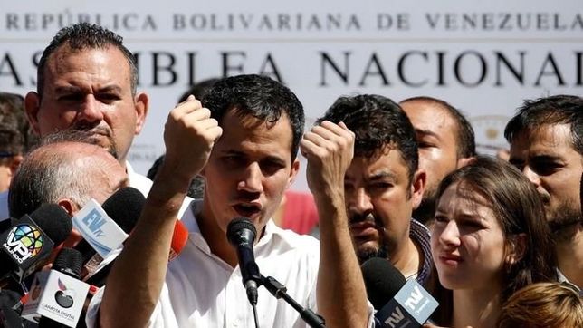 trump, macri y bolsonaro reconocieron como presidente ?encargado? a guaido