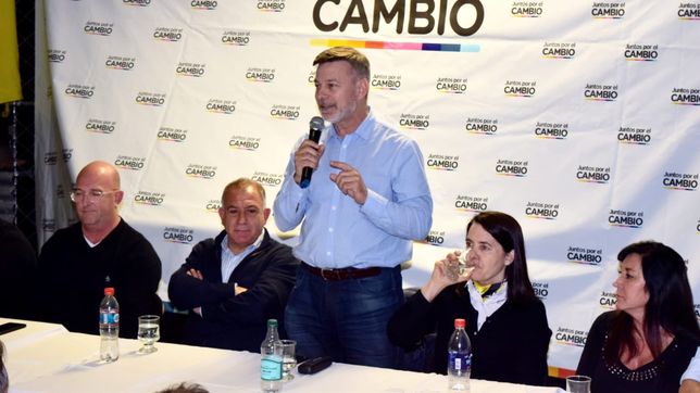 Javier Pretto, en su rol como presidente del PRO