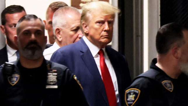 Donald Trump, fichado.