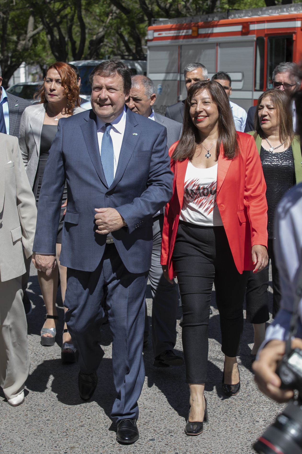 Paso de mando. Arabela Carreras le deja el Poder Ejecutivo de Río Negro a Alberto Weretilneck.