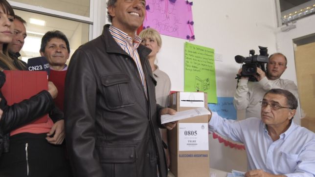 scioli: ?hasta el jueves hablaban los candidatos, hoy hablan las urnas?