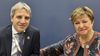 Toto Caputo y la titular del FMI, Kristalina Georgieva