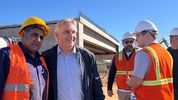 Llaryora recorrió la Circunvalación de Río Cuarto es en Día del Trabajo