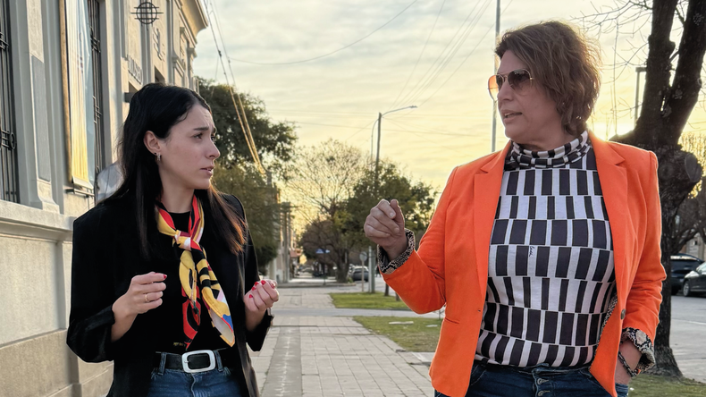 Verónica Crescente recorre Marcos Juárez para revitalizar la histórica Unión Vecinal 