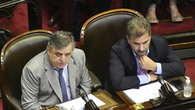 Mario Negri y Cristian Ritondo en la Cámara de Diputados Mario Negri y Cristian Ritondo en la Cámara de Diputados
