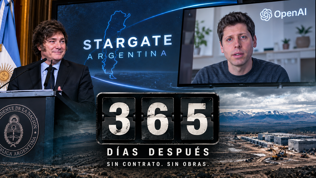 Stargate Argentina: el megaanuncio de campaña de Javier Milei y Sam Altman todavía no camina