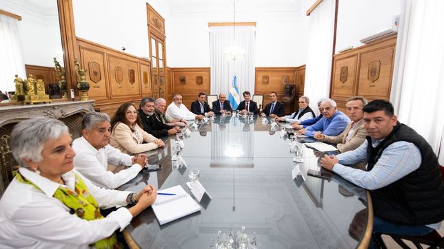 Guillermo Francos, Nicolás Posse, y la CGT.