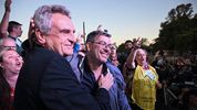 Agustín Rossi y Germán Martínez en un acto, los dos referentes del espacio Agustín Rossi y Germán Martínez en un acto, los dos referentes del espacio