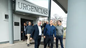 Martín Llaryora entregó fondos, ambulancias y equipamiento en el hospital regional de Marcos Juárez