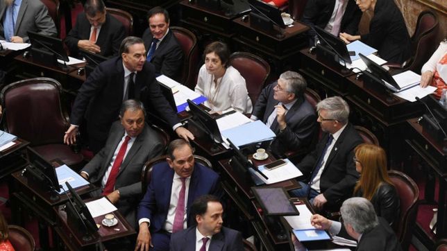 uno por uno, los 45 senadores que avalaron el mega ajuste