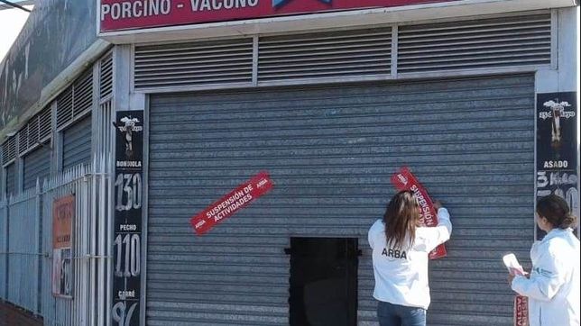 en un gran operativo de control, arba suspendio la actividad de 303 carnicerias