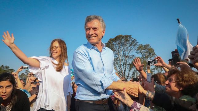 con vidal, macri llega a bahia blanca con la marcha del #sisepuede
