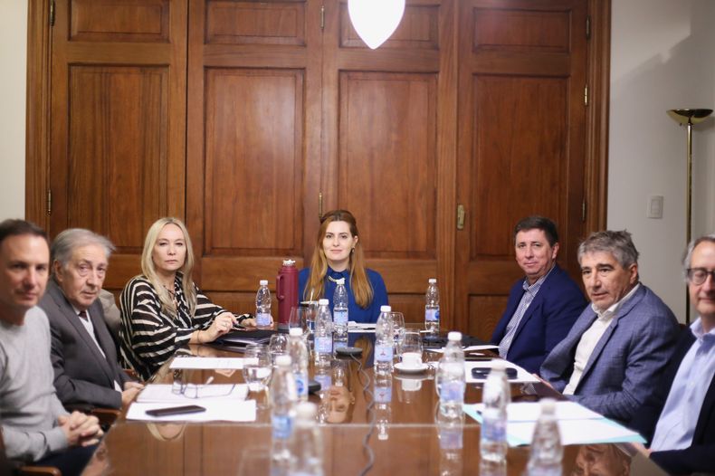 La fiscal general&nbsp; María Cecilia Vranicich, el jueves pasado en la comisión de Acuerdos (sentada a la par de la presidenta Lionella Cattalini).&nbsp;&nbsp;