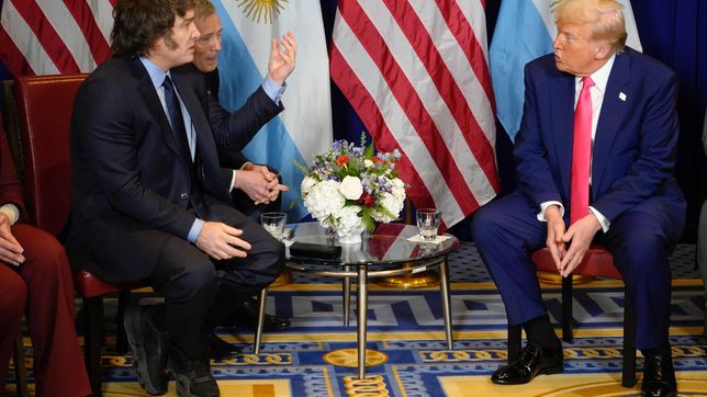 Javier Milei y Donald Trump