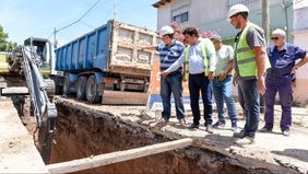 La Matanza: Espinoza dio inicio al Plan Hidráulico 20-21