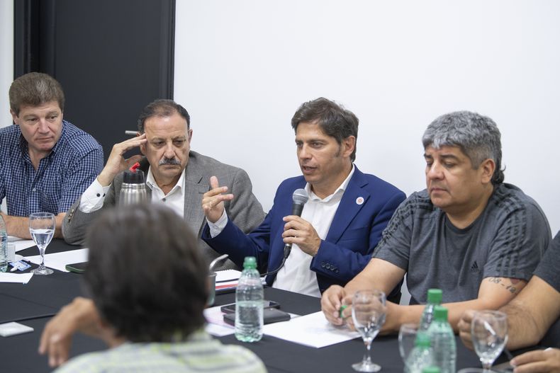 Axel Kicillof - Ricardo Quintela, el debut del tándem para la foto del PJ unificado&nbsp;