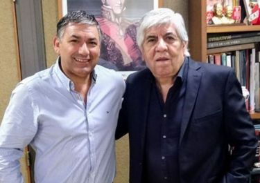 Juan Chulich junto a Hugo Moyano