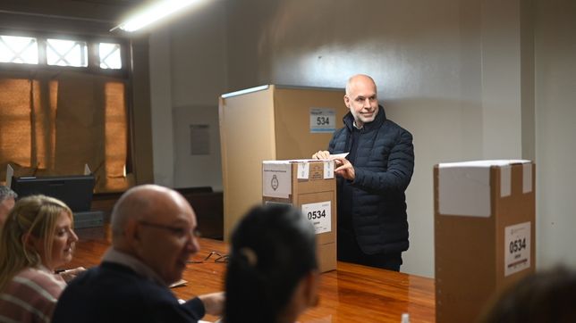 Horacio Rodríguez Larreta no mantendrá la Boleta Única Electrónica en octubre.