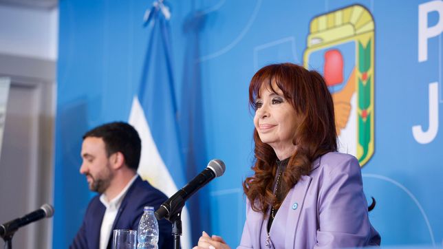 Cristina Fernández de Kirchner en el PJ.