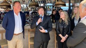 Javier Milei en el Coloquio de IDEA blue que organizó Bettina Bulgheroni Javier Milei en el Coloquio de IDEA blue que organizó Bettina Bulgheroni