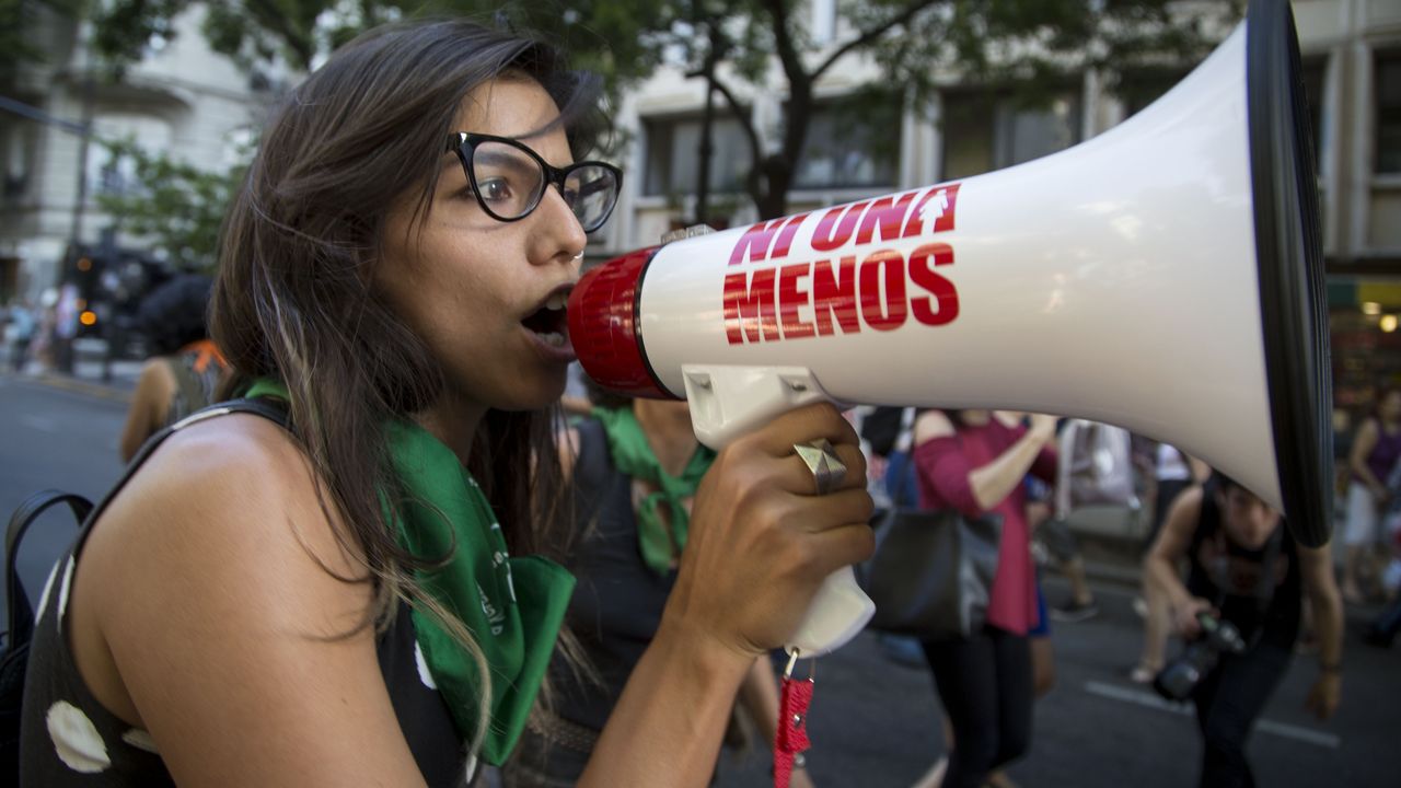 Dia Internacional de lucha contra la violencia hacia las mujeres de 2024. Foto: NA.