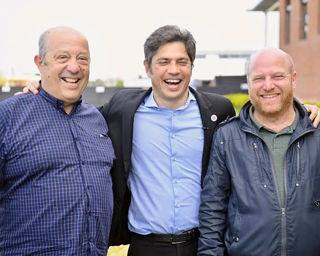Jorge Paredi, Axel Kicillof y Walter Wischnivetzky