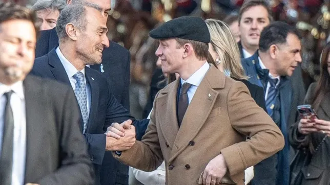 Santiago Caputo y Lule Menem.&nbsp;