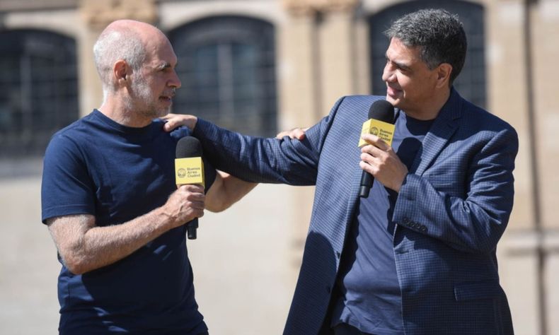 Horacio Rodríguez Larreta y Jorge Macri