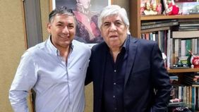 Juan Chulich junto a Hugo Moyano