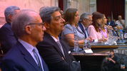en la cara de media corte, fernandez bramo contra la justicia y estallo la oposicion