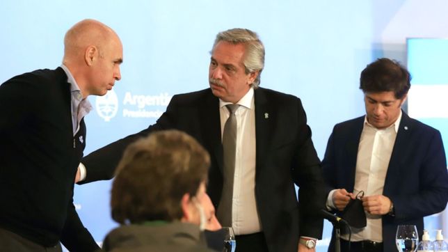 fernandez y larreta abortan el plan kicillof y, por ahora, no hay fase 1