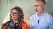 Norma López, conceja de Rosario, y Leandro Kiko Busatto, referentes del espacio peronista Comunidad