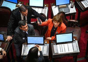 Patricia Bulrlich, en la sesión que aprobó el pliego de Carlos Mahiques, con votos del peronsimo.&nbsp; &nbsp;