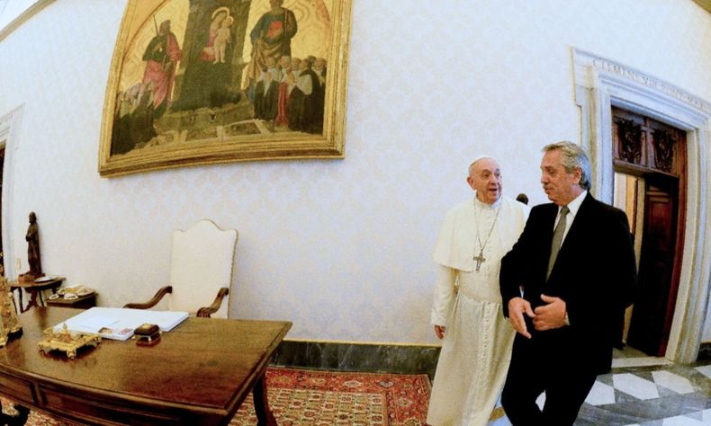 Alberto Fernández y el Papa Francisco Alberto Fernández y el Papa Francisco