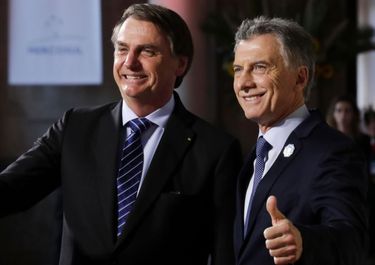 Bolsonaro les pide a los empresarios de Brasil que apoyen a Macri